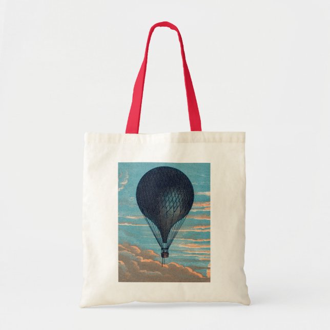 Vintage Air Balloon Tote Bag (Front)