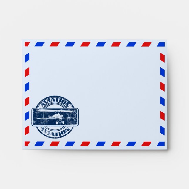 Vintage Air Mail Envelope (Front)