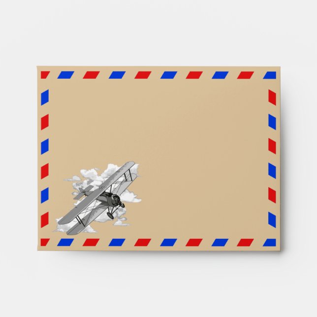 Vintage Air Mail Envelope (Front)