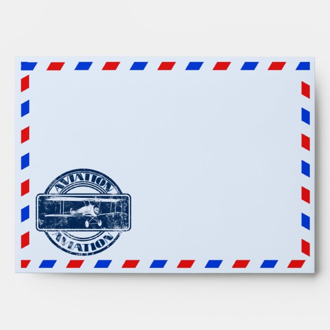 Vintage Air Mail Envelope (Front)