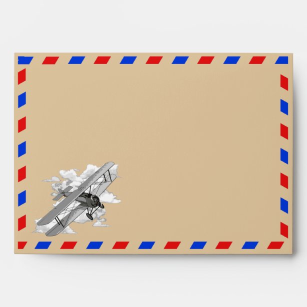 Plane Envelopes Zazzle