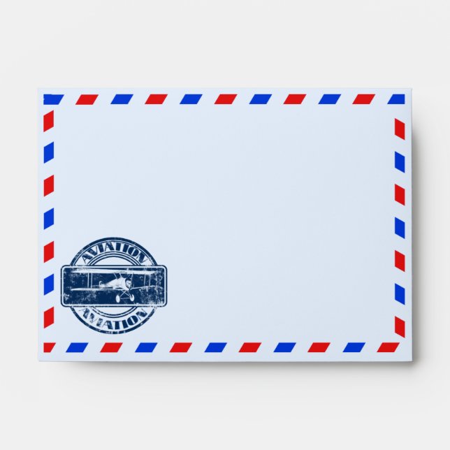 Vintage Air Mail Envelope (Front)
