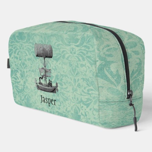 Vintage Airboat Personalized Dopp Kit