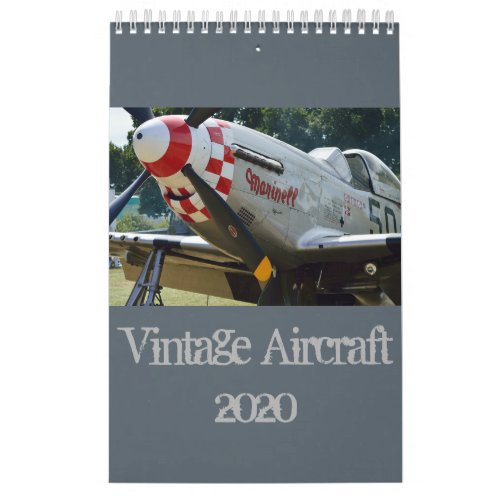 Vintage Aircraft 2020 Calendar