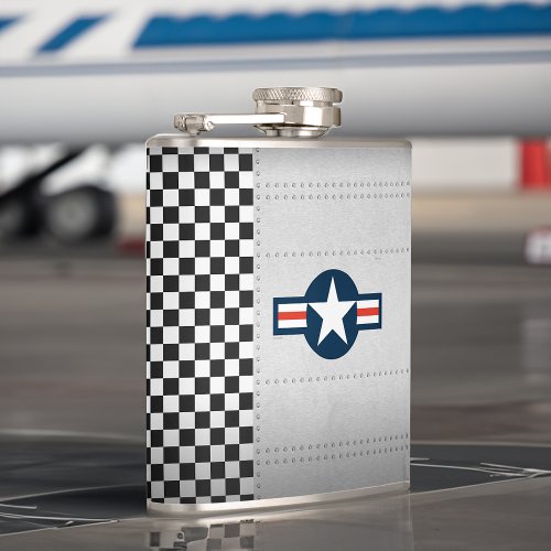 Vintage Aircraft Airplane Retro Livery Aviation Flask