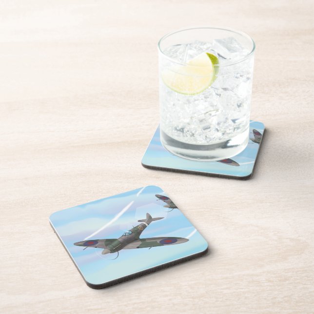 Vintage Aircraft Beverage Coaster (Right Side)