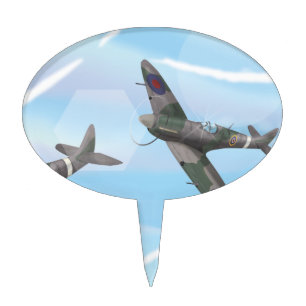 Vintage Aircraft Cake Topper