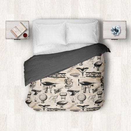Vintage Aircraft Id913 Duvet Cover