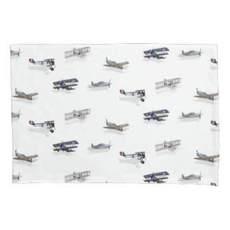 Vintage Aircraft in Flight Pillow Case
