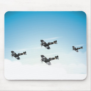 Vintage Aircraft Mouse Pad