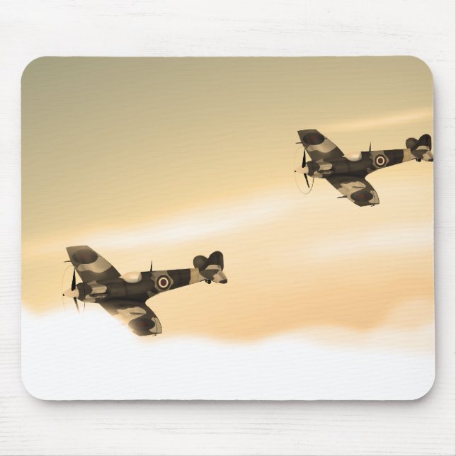 Vintage Aircraft Mouse Pad (Front)