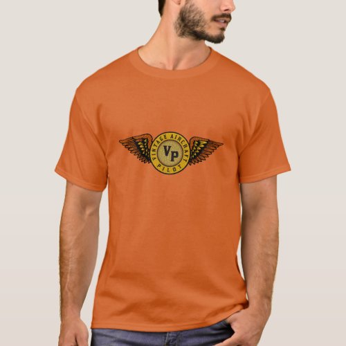 Vintage aircraft pilot T_Shirt