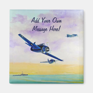 Vintage Aircraft - Save the Date Magnet