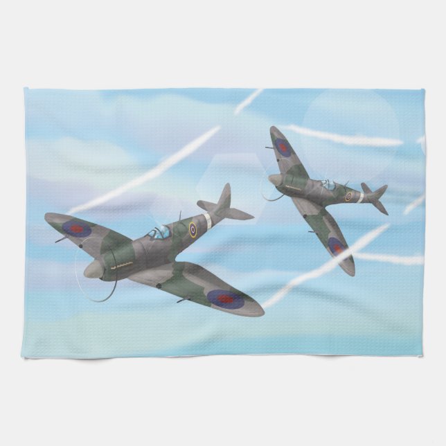 Vintage Aircraft Towel (Horizontal)