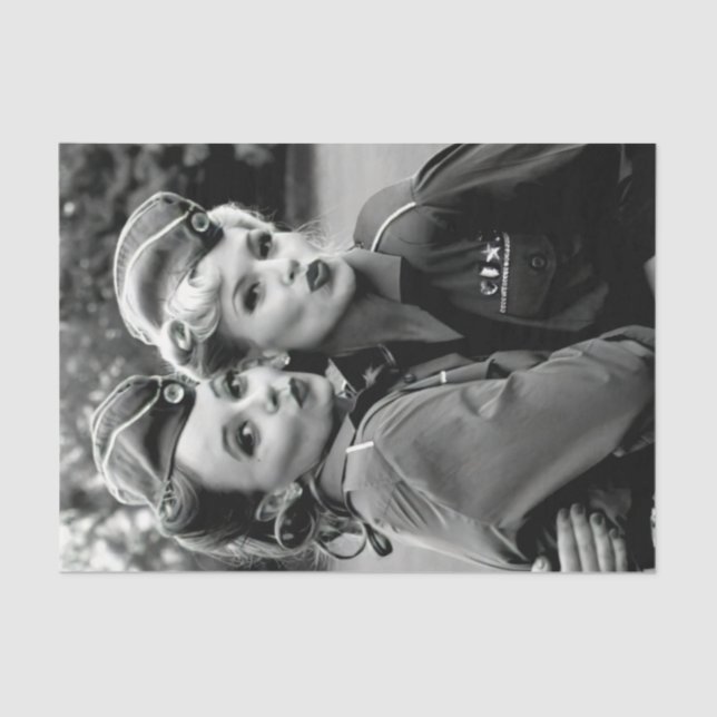 Vintage Airforce Ladies Tissue Paper (Front)