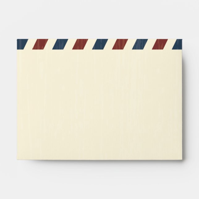 Vintage Airmail A6 Envelope (Front)