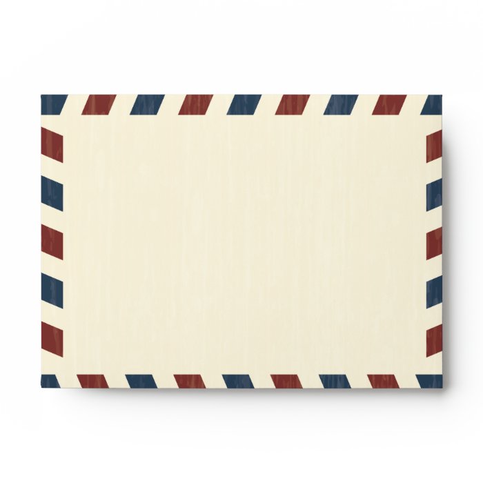 Vintage Airmail A6 Envelope