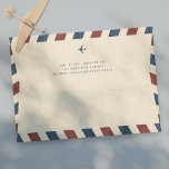 Vintage Airmail A6 Envelope<br><div class="desc">Vintage Airmail A6 Envelope</div>