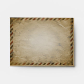 Vintage Airmail Aged Paper Inside A2 Envelope