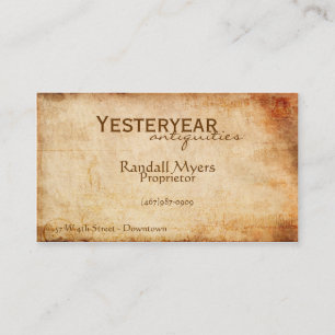 Vintage Airmail Business Card