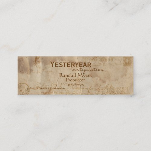 Vintage Airmail II Business Card Template
