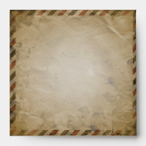 Vintage Airmail with Red Velvet inside envelope sq