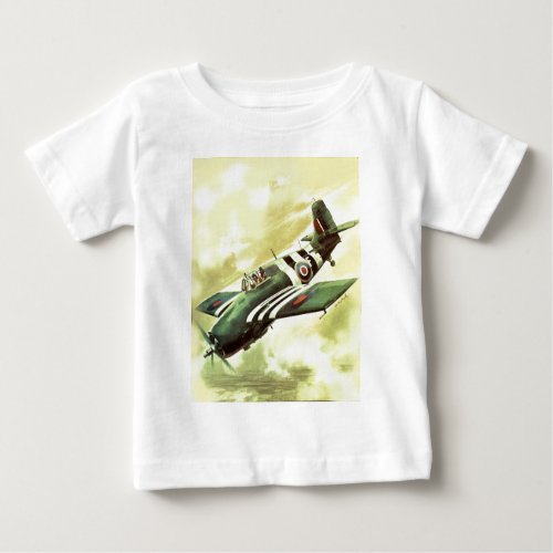 Vintage Airplane Baby T_Shirt