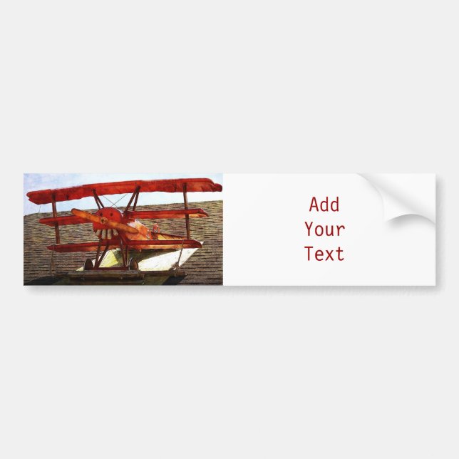 Vintage Airplane by Shirley Taylor Bumper Sticker (Front)
