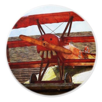 Vintage Airplane By Shirley Taylor Ceramic Knob by ShirleyTaylor at Zazzle