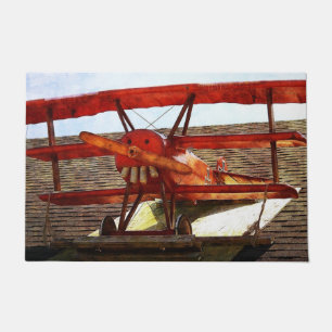 Vintage Airplane by Shirley Taylor Doormat
