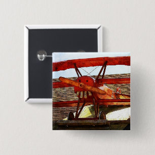 Vintage Airplane by Shirley Taylor Pinback Button
