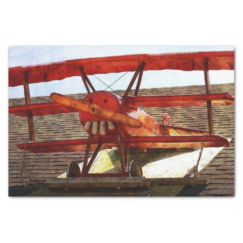 Vintage Airplane by Shirley Taylor Tissue Paper