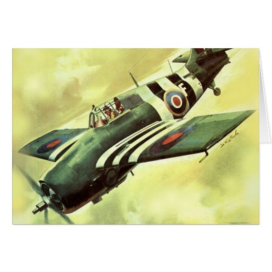 Vintage Airplane Cards (Front Horizontal)