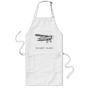 Vintage Airplane, Flight Plans Long Apron