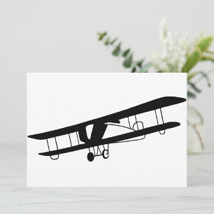 Vintage Airplane Invitations
