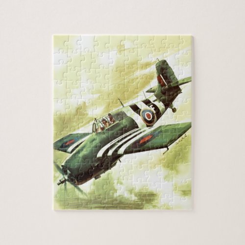 Vintage Airplane Jigsaw Puzzle