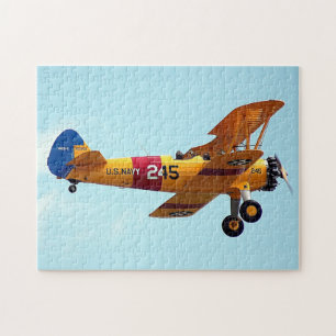 Vintage airplane jigsaw puzzle