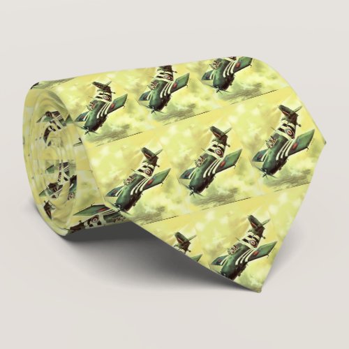 Vintage Airplane Neck Tie