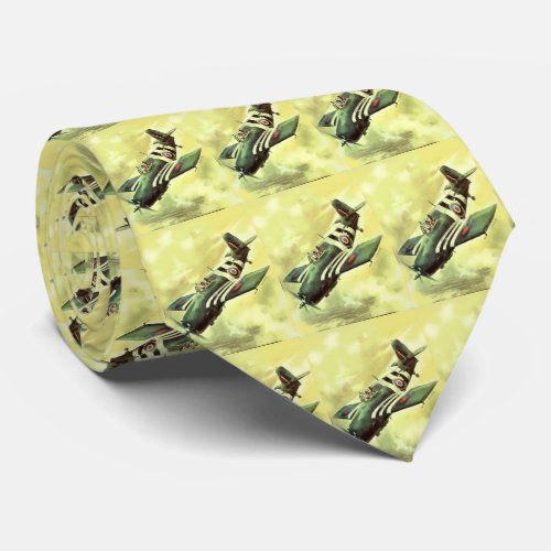 Vintage Airplane Neck Tie