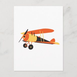 vintage airplane, Neport 28, WWI era Postcard