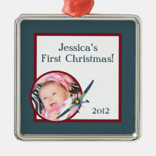 Vintage Airplane Personalized Custom Ornament