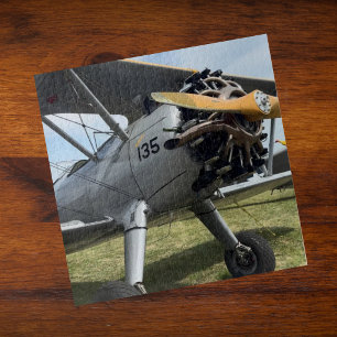 Vintage Airplane Photo for Pilot Aviation Jigsaw Puzzle