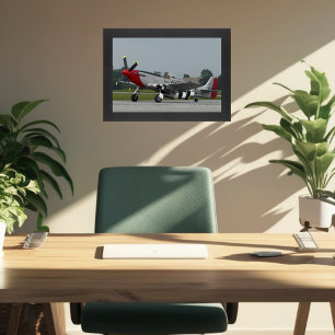 Vintage Airplane Photography Fun Pilot Aviation Poster