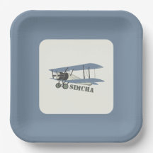 Vintage airplane plate