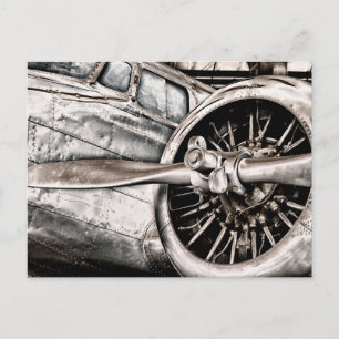 Vintage Airplane Postcard