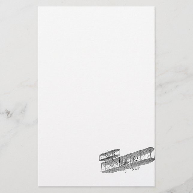 Vintage Airplane Retro Old Biplane Plane Biplanes Stationery (Front)