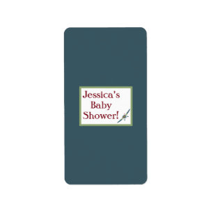 Vintage Airplane Small Candy Bar Wrapper Label