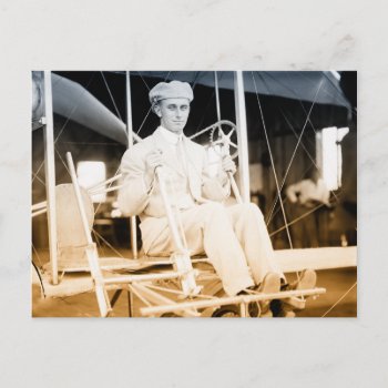Vintage Airplane Test Flight Postcard by Gallery291 at Zazzle