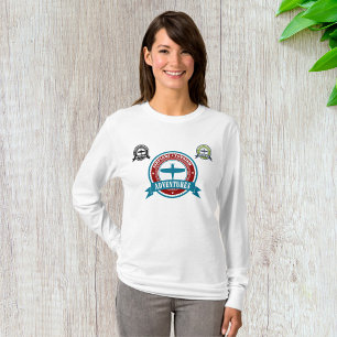 Vintage Airplane Tourism Adventures Logo Aviation T-Shirt
