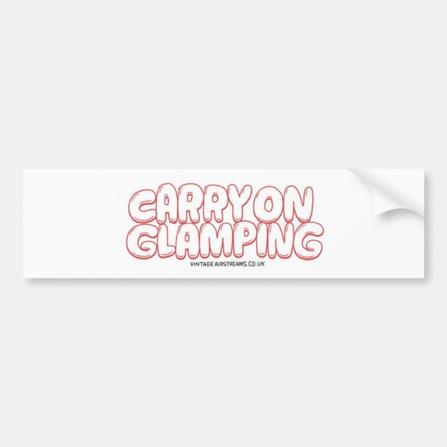 vintage airstream bumper sticker (Front)